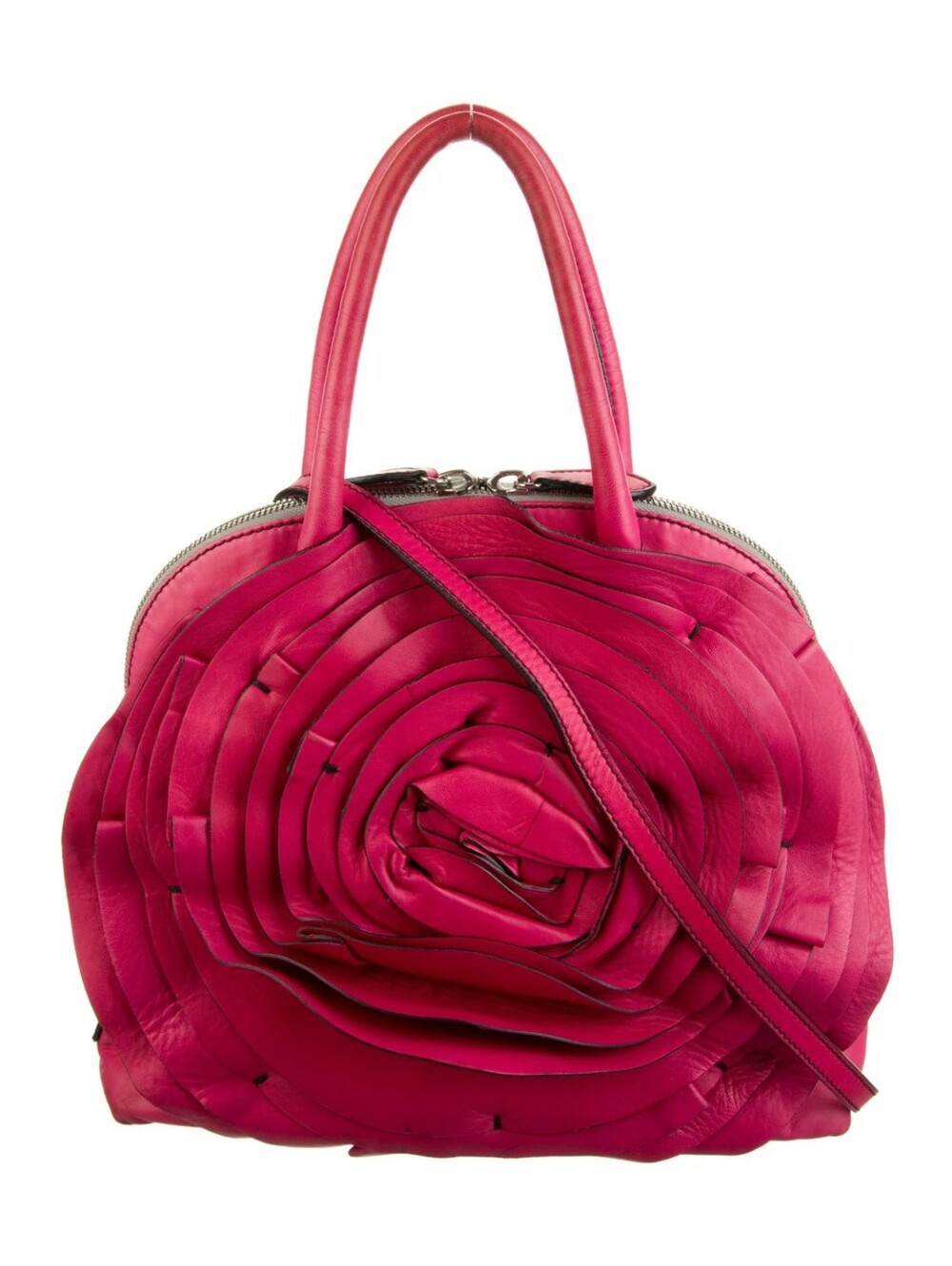 Valentino Nappa Petale Dome Handle Bag